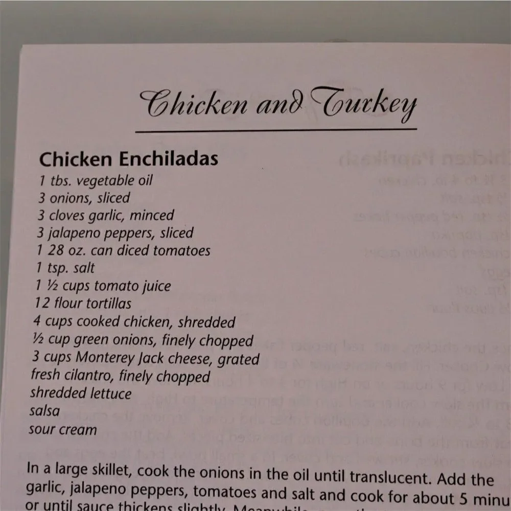 Crockpot Cookbook And Owners Manual SUNBEAM 2016